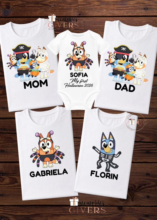 Tricouri Halloween pentru toată familia